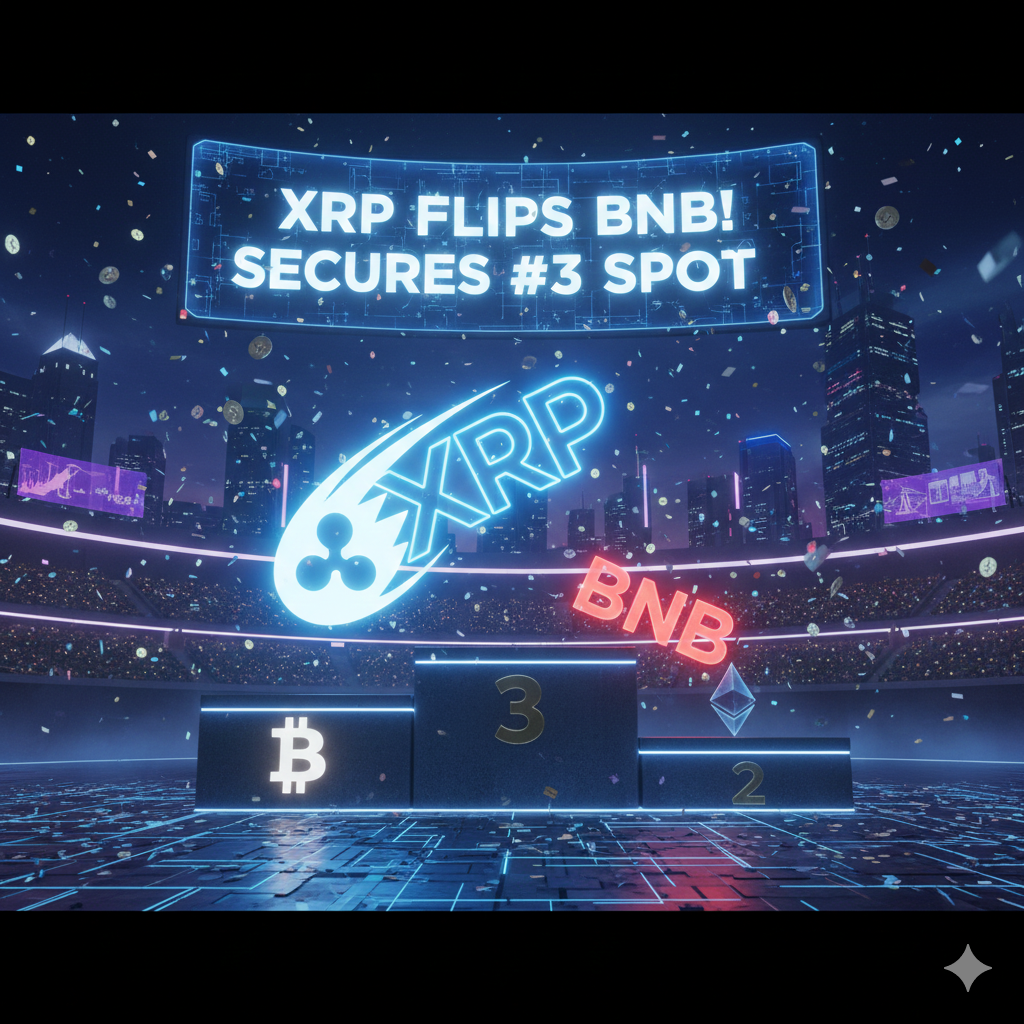 XRP flips BNB