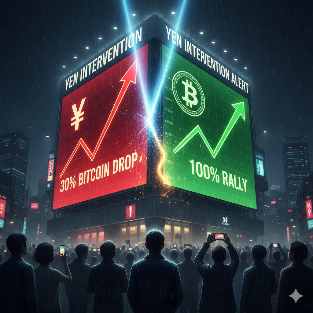 yen intervention Bitcoin