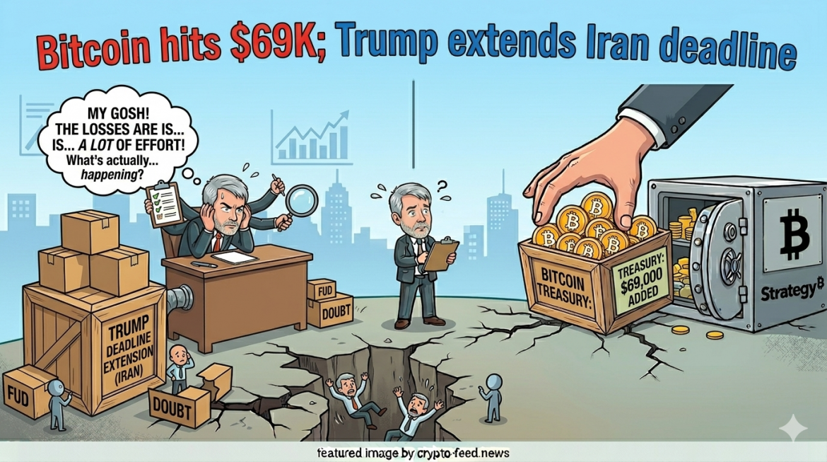 Bitcoin extends above $69K
