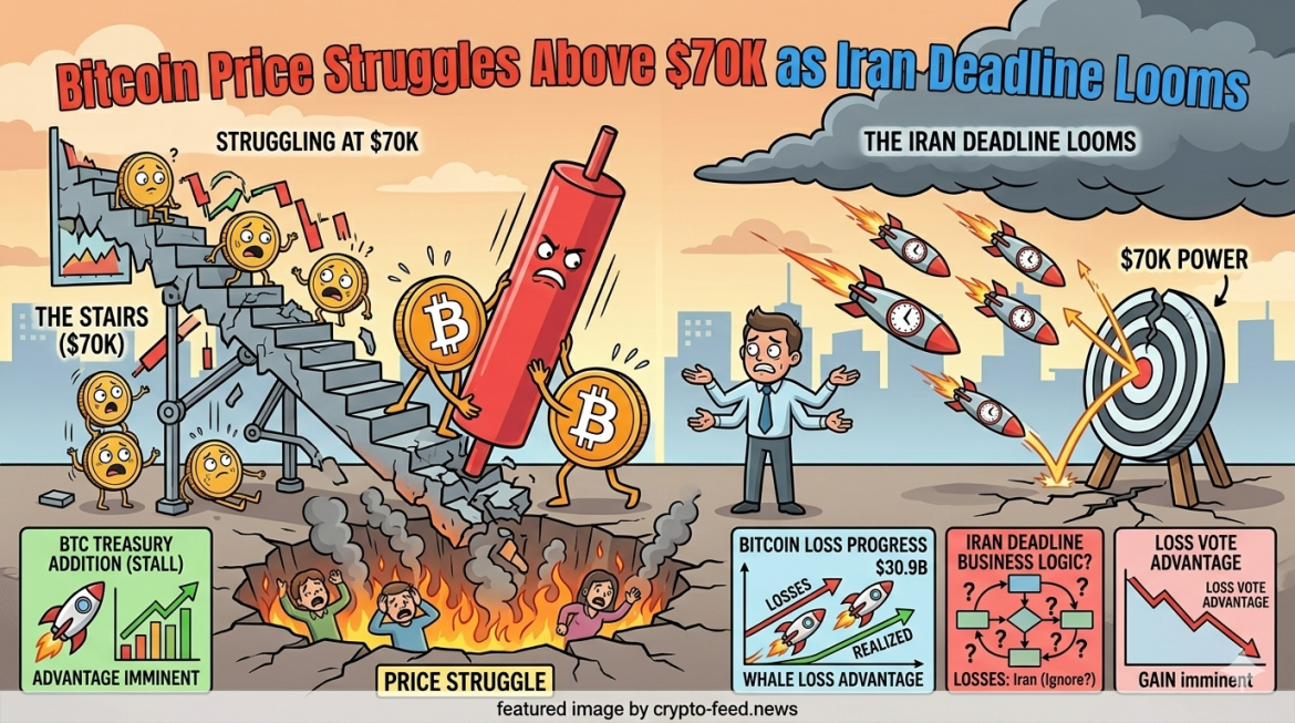 Bitcoin price struggles