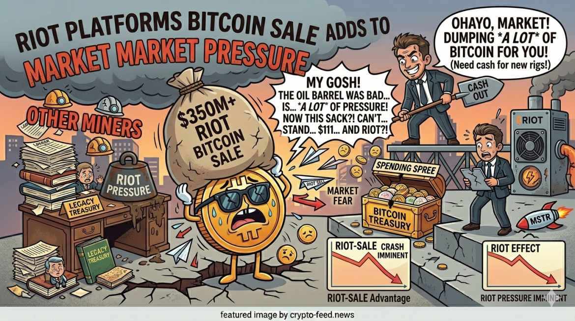 Riot Platforms Bitcoin sale