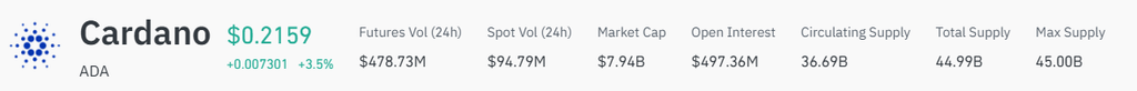 Cardano price rally