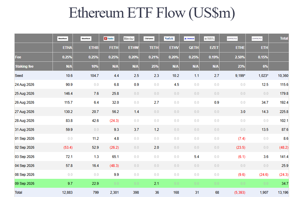 Bitcoin ETF outflows