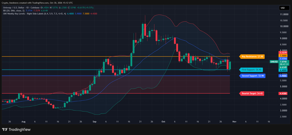 Uniswap price prediction

